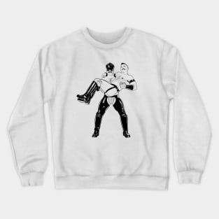 Daddy’s got you!… black lines Crewneck Sweatshirt